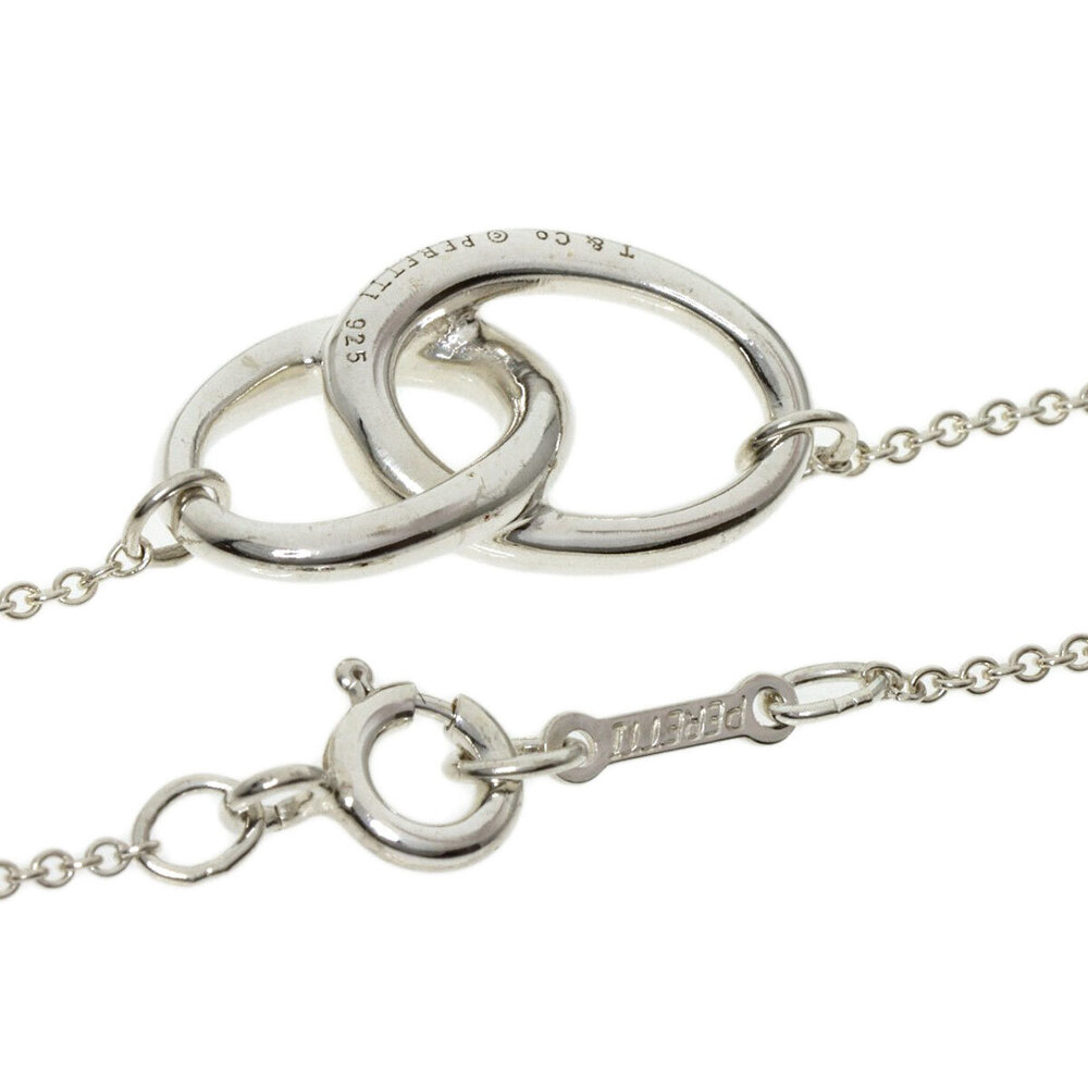 Tiffany Co Double Loop Necklace Silver